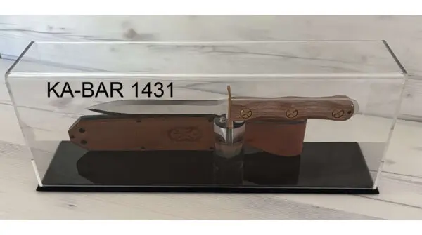 All Acrylic Dome Covered Presentation Knife Display Case Designed for KA-BAR and EK Commando Knives 1431-AB - Image 3